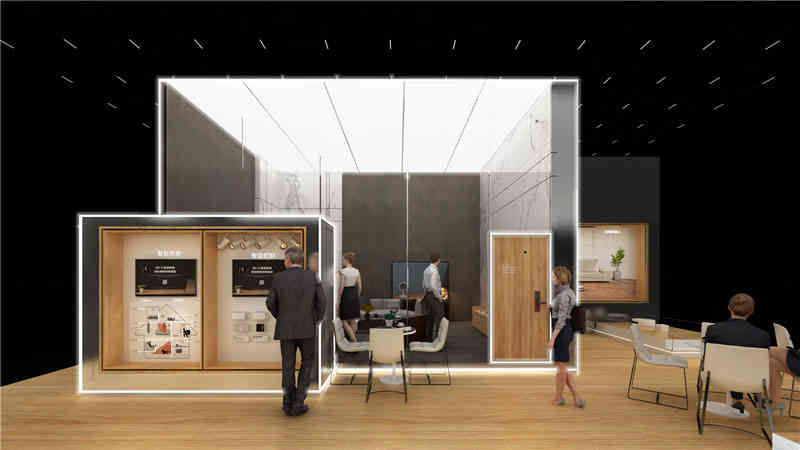 上海創(chuàng)諾醫(yī)藥集團有限公司參展上海新國際博覽中心展覽設計展臺搭建4