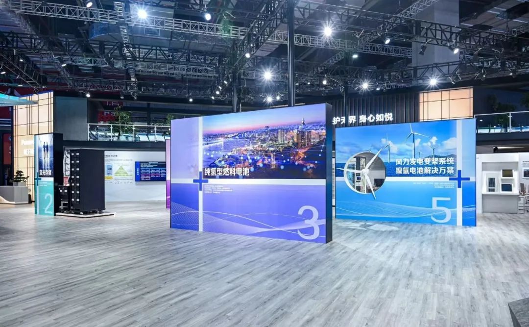 武漢展位設(shè)計(jì)搭建公司領(lǐng)你看最具有創(chuàng)意00家企業(yè)展臺(tái)的2023進(jìn)博會(huì)(松下展位)4