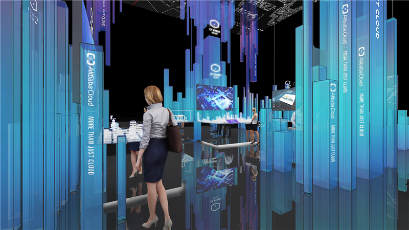 江蘇亨通光電股份有限公司參展廣州國際會議中心展覽設計展臺搭建2